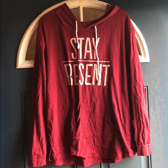 XL Stay Present Lightweight hoodie - Picture 2 of 4